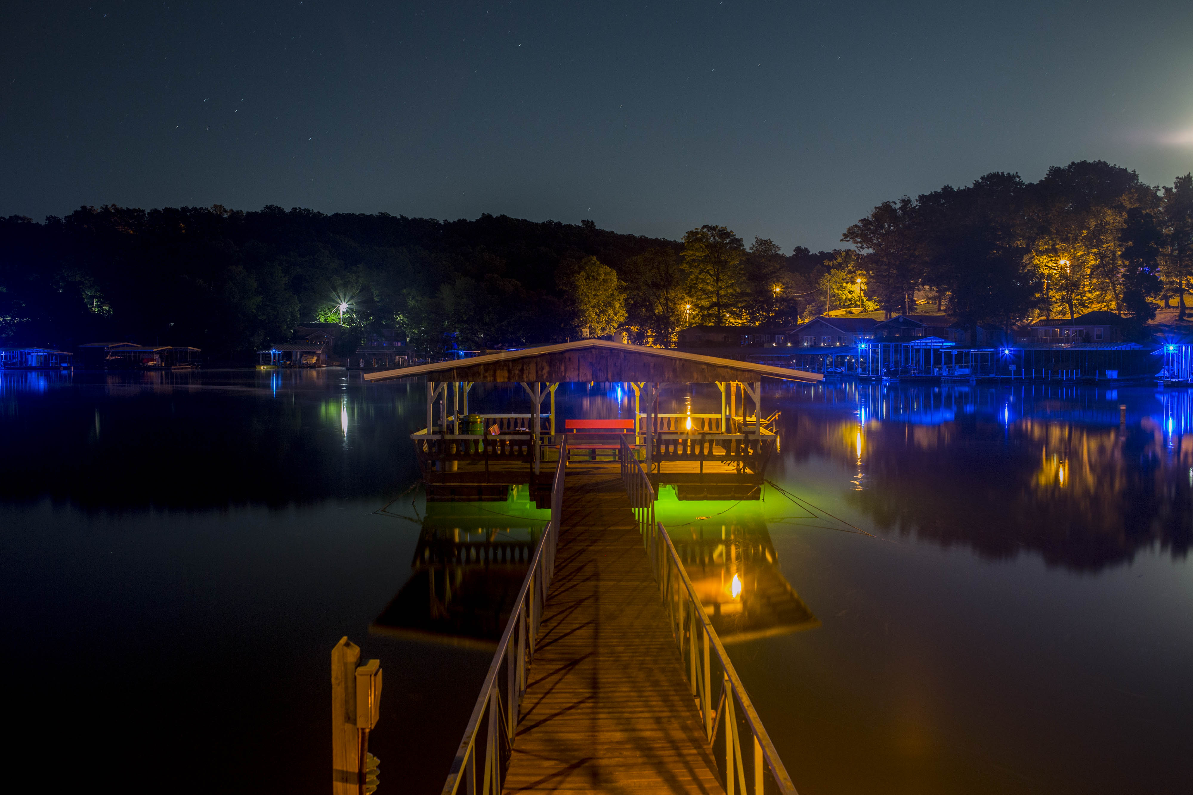 Fishing Dock at night 